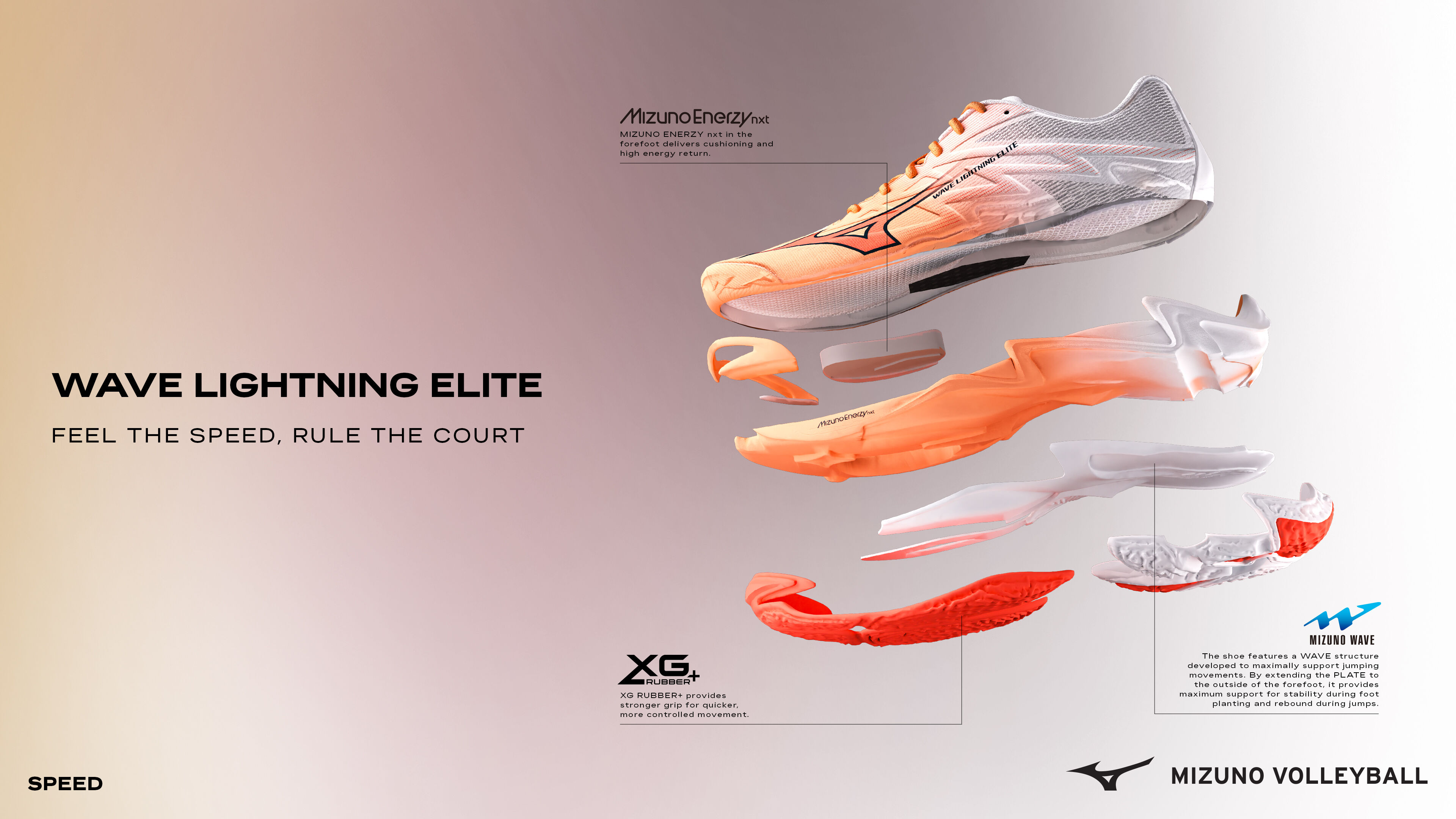 WAVE LIGHTNING ELITE - Orange | Unisex | Mizuno Sweden